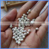 4mm 8mm Half Drilled Round Natural White Turquoise Loose Beads Gemstone For DIY Earrings Making HD-WTSR4mm thumbnail-3
