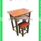 School Furniture Wood Combo School Desk and Chair HXZY026 Wood Desk thumbnail-1