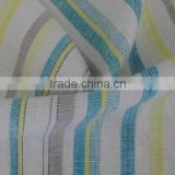 yarn dyed linen/rayon fabric stripe pattern linen/rayon fabric for garment