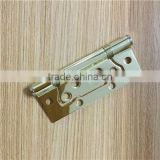 BRASS PLATED INTERIOR DUTY STEEL HIGNES WITH 2BB WITH SCREWS