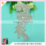HC-3611 Hechun Guangzhou Wholesale Price Full Bead Sewing Neckline Applique for Clothes