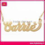 Gold Nameplate,hanging Nameplate,nameplate Necklace