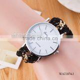 New Classic Geneva Ethnic Braided Analog Nailed Chain Watch thumbnail-4