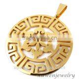 Gold Plated Stainless Steel Surgical Pendant