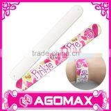 Cheap Custom Reflective Silicone Wristband Slap Wristband Factory thumbnail-1