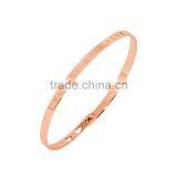 Memories Bangles With Customize Design Word 'YOU'RE MY PERSON' With 4mm/7mm Width thumbnail-2