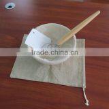 Rattan Bread Proofing Banneton Basket Set-Banneton With Liner+Silicone Dough Scraper+Dough Whisk + Linen Bread Bag thumbnail-2