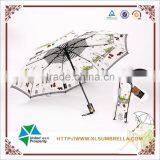 Sweet Little High End Automatic 3 Folding Puppy Umbrella