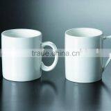 H3413 manufactorer white porcelain coffee shop promotional mug