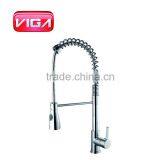 Good Quality Kitchen Mixer SS304 Spring Chrome Upc 61-9 Nsf Pull Down Kitchen Faucet thumbnail-3