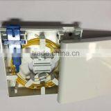 2/4 Port Ftth Indoor Fiber Box, Optical Fiber Terminal Box With sc Fiber Adaptor and sc Fiber Pigtail thumbnail-3