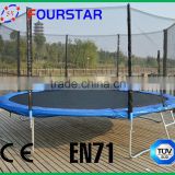 13FT hot model spring fly bed trampoline for sale with three colors model SX-FT(E)13