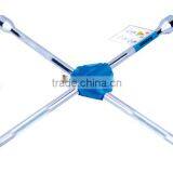 Cross Rim Wrench With Fixed Pad