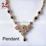 Long Chain Jewelry Set Bridal Jewelry Sets Cubic Zirconia Necklace Jewelry Made in Turkey Turquoise thumbnail-2