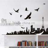 Dining Bedroom Living Room Wall Decal Vinyl Flock of Birds Sticker thumbnail-3