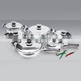 12 Pcs Stainless Steel Cookware Set