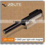 9 Pcs SMD With Magnetic Clip and Bottom Magnet Pen Light Led Pen Torch