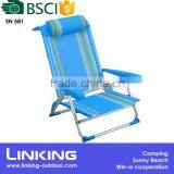 Texitlene Beach Low Seat Sling Chair With Pillow
