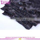 Brazilian Body Wave Double Weft Hair Extension Human Clip In Hair Extensions thumbnail-6