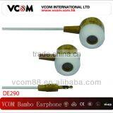 Newest High Quality Bomboo Fashion in Ear Earphone thumbnail-2