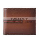 Classical style wallets genuine leather old fashion wallet for gentle man