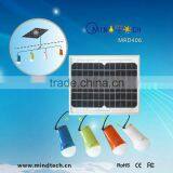 10w solar led light /simple solar lighting system/mini solar lamp kit charged by sunlight