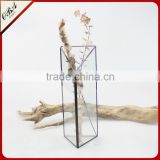 Factory Wholesale Handmade Christmas Decorative Geometry Glass Terrarium Vase