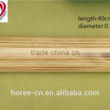 40cm Round Single-pointed Bamboo Bbq Sticks for Wholesale thumbnail-1