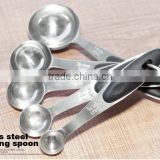 2016 hot sale stainless steel measuring spoon