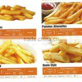 Frozen French Fries with different types