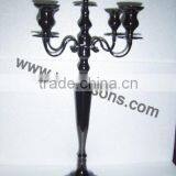 Black Candelabra Wedding Centerpieces And Metal Religious Candelabra With Candel thumbnail-5