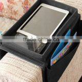 5 Pockets Sofa Chair Settee Couch Table Top Arm Rest Organizer Tray Storage Bag thumbnail-5