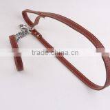 Personalized Design Functional Pet Collar Dog Leash Leather Dog Leash for Training Walking, Real Leather Dog Leash Made in China thumbnail-3