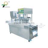 Tofu Packaging Machine - Soymilk Packaging Machine T-02 Soybean Milk Filling & Sealing Machine thumbnail-1