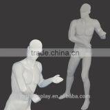 Fashion Matt White Kungfu Sports Male Mannequin thumbnail-4