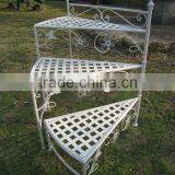 3-tier Shabby Chic Metal Flower Pot Stand PL08-5623 thumbnail-1