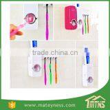 5 Toothbrush Holder Wall Mount Stand and Automatic Toothpaste Dispenser thumbnail-1
