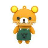 Custom Creative Usb Flash Drive With Dressing the Bear Design thumbnail-1