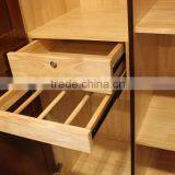 Wooden Wardrobe Design With Top Cabinet thumbnail-6