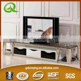 E378 Marble Top tv Stand Modern Living Room tv Cabinet Design thumbnail-1