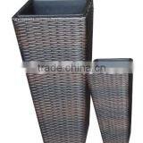 Outdoor Rattan Wicker Garden Flower Pots