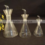 subliform clear glass oil bottle