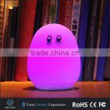 Silicone Cover Children Flexible Egg Shaped Mood Led Egg Light thumbnail-3
