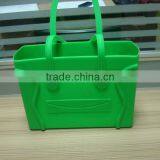 New Design Candy Color Shoulder Silicone Handbag for Ladies thumbnail-1