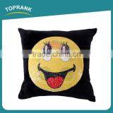 Toprank Fashion New DIY Emoji Mermaid Sequin Throw Pillow Color Changing Magic Mermaid Reversible Sequin Pillow thumbnail-5
