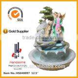 10 Inch New Design Holy Family Resin Small Decorative Indoor Water Fountain thumbnail-3