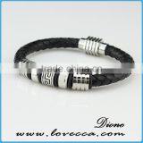 PU Leather Jewelry Fashion Women Custom Handmade Leather Bracelet thumbnail-1