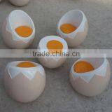 Fiberglass Outdoor Egg Table and Chair thumbnail-1
