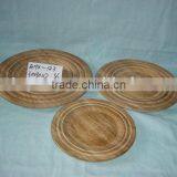 Round Wooden Serving Tray ,circular Plate thumbnail-1