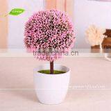GNW GP024 Decorative Artificial Flower Centerpiece Plant Mini Plastic Bonsai Decking Tables